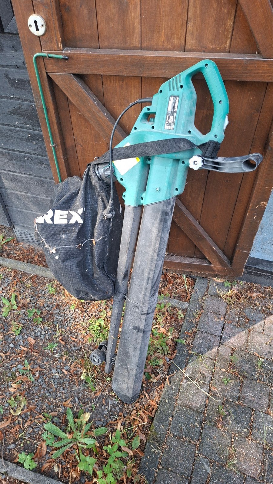 blad opzuiger met zak, Enlèvement