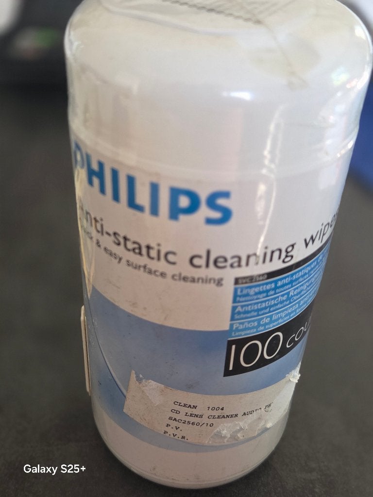 Boite de 100 lingettes anti statiques de nettoyage Philips, Enlèvement, Autres types