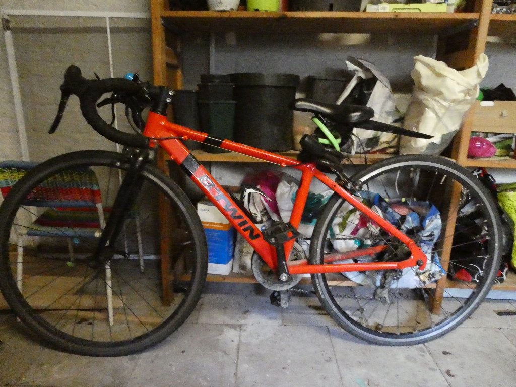 koersfiets kinderfiets, Frein sur jante, Enlèvement, Utilisé, Btwin Decathlon