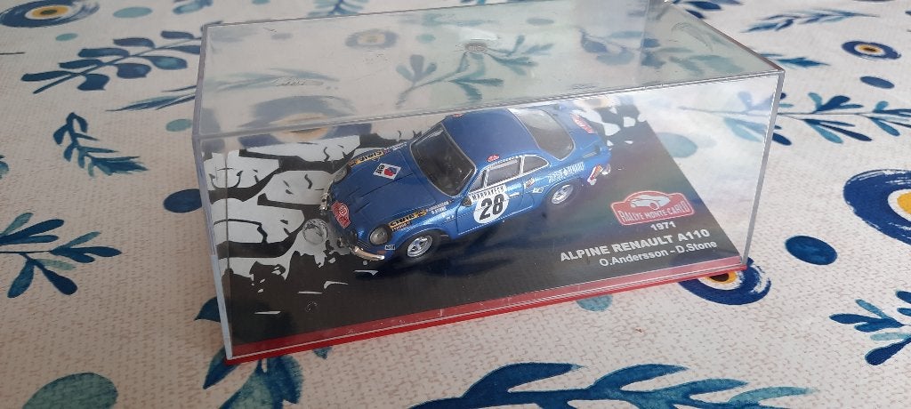 auto alpine monte carlo 1971, Verzamelen, Ophalen of Verzenden, Zo goed als nieuw, Auto's