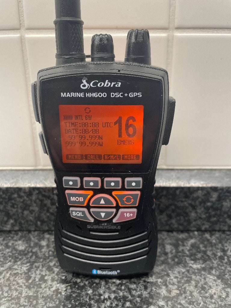 MARIFOON - COBRA MARINE HH600, Télécoms, Émetteurs & Récepteurs, Enlèvement ou Envoi, Comme neuf, Émetteur et Récepteur