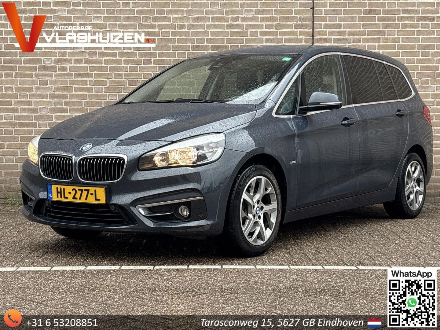 BMW 218 Gran Tourer 2-serie 218i Luxury 7p. | Leder | PDC |, Monovolume, Zwart, 2 Reeks, Bedrijf