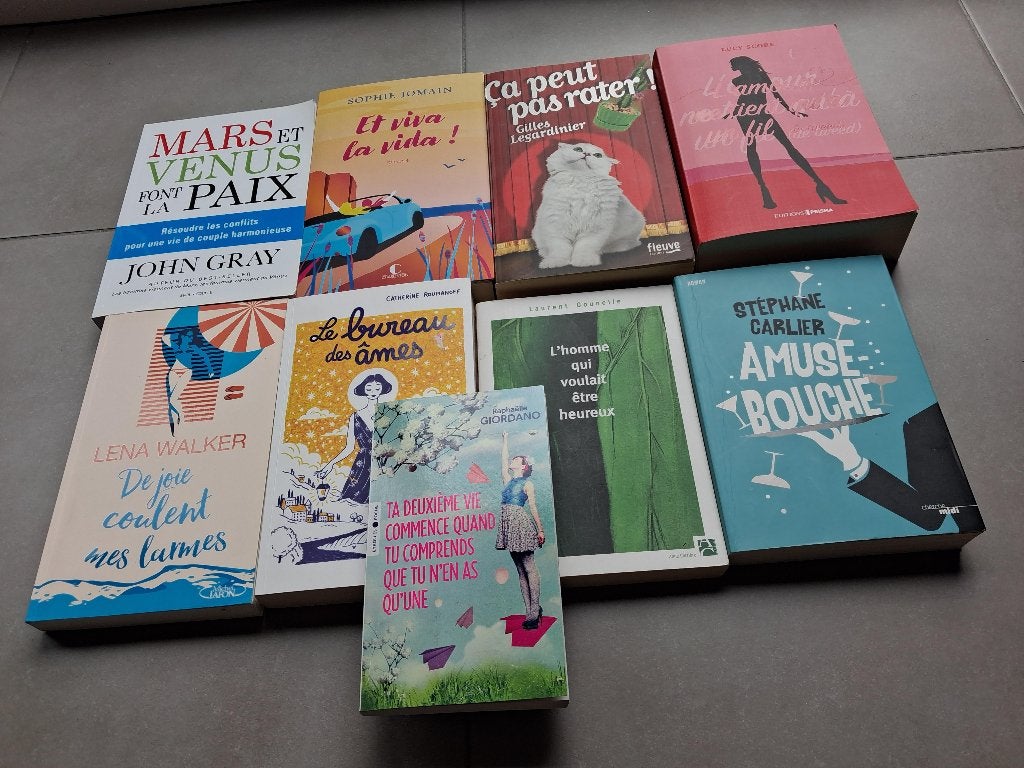 9 romans "sur l'art de vivre", Livres, Enlèvement, Comme neuf, Divers auteurs