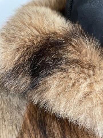 jas in bont, Kleding | Dames, Ophalen, Zo goed als nieuw, Maat 38/40 (M)