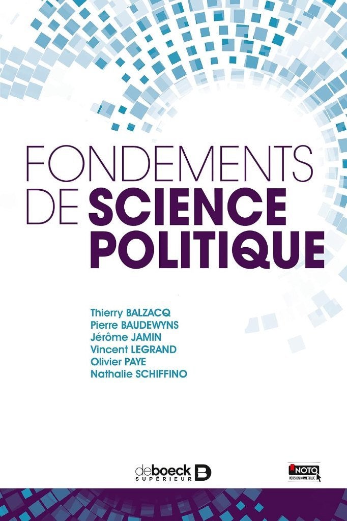 Fondements de Science Politique, Livres, Enlèvement ou Envoi, Neuf, Thierry Balzacq, Jérôme Jamin, etc