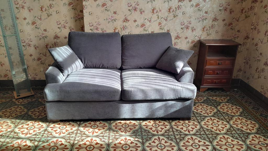 Zetel tweepersoons in goede staat, Ophalen, 150 tot 200 cm, Tweepersoons, 75 tot 100 cm