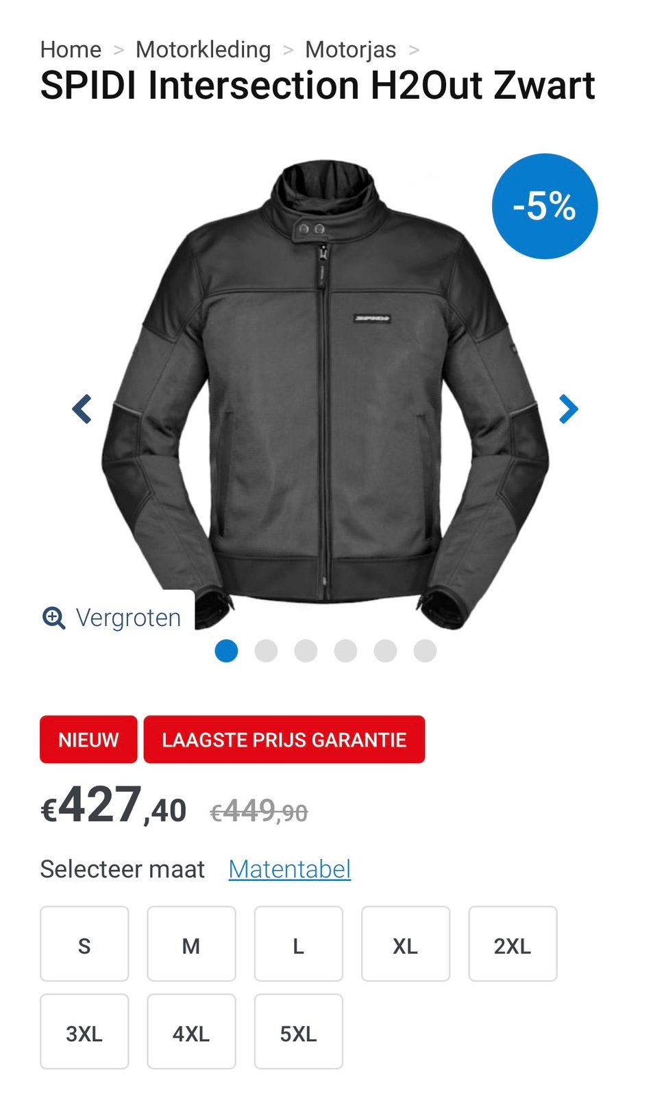 Motorjas Spidi xxl, Motoren, Ophalen