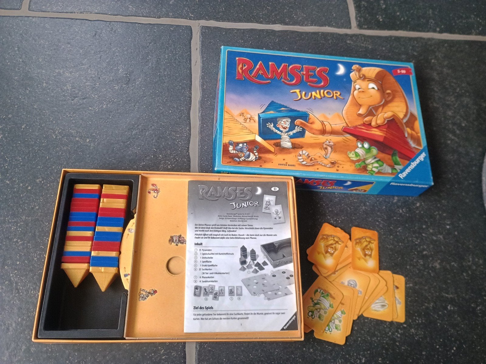Ramses Junior gezelschapsspel, Hobby en Vrije tijd, Gezelschapsspellen | Bordspellen, Ophalen of Verzenden