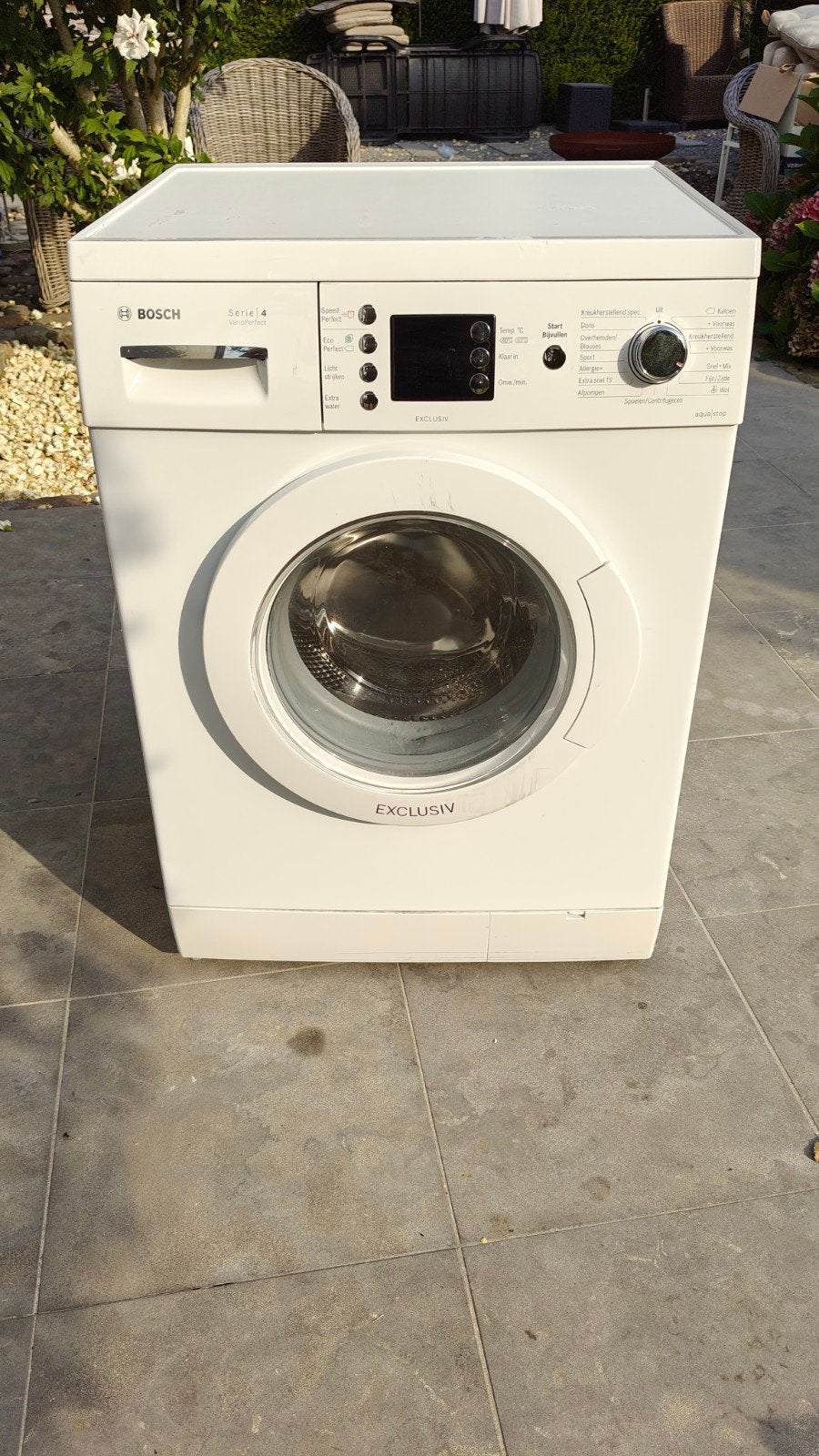 Bosch Serie 4 VarioPerfect Exclusiv, Elektronische apparatuur, Wasmachines, 6 tot 8 kg, Ophalen, Gebruikt, Voorlader