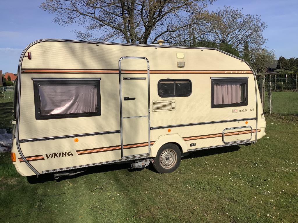 Viking caravan, Caravans en Kamperen, Overige merken, Mover, Vast bed, Rondzit