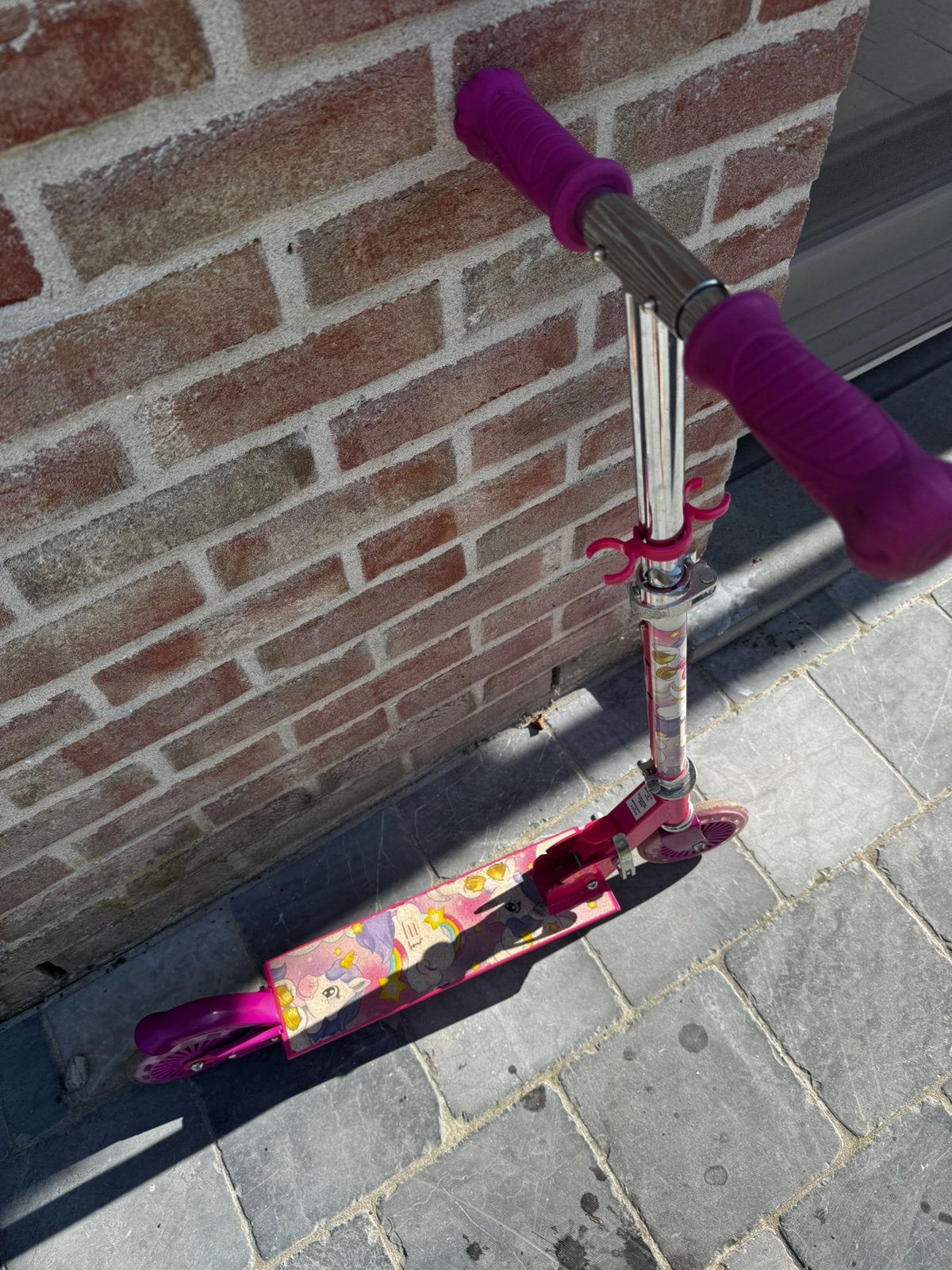 Meisjes kleuterstep unicorn, Ophalen, Zo goed als nieuw