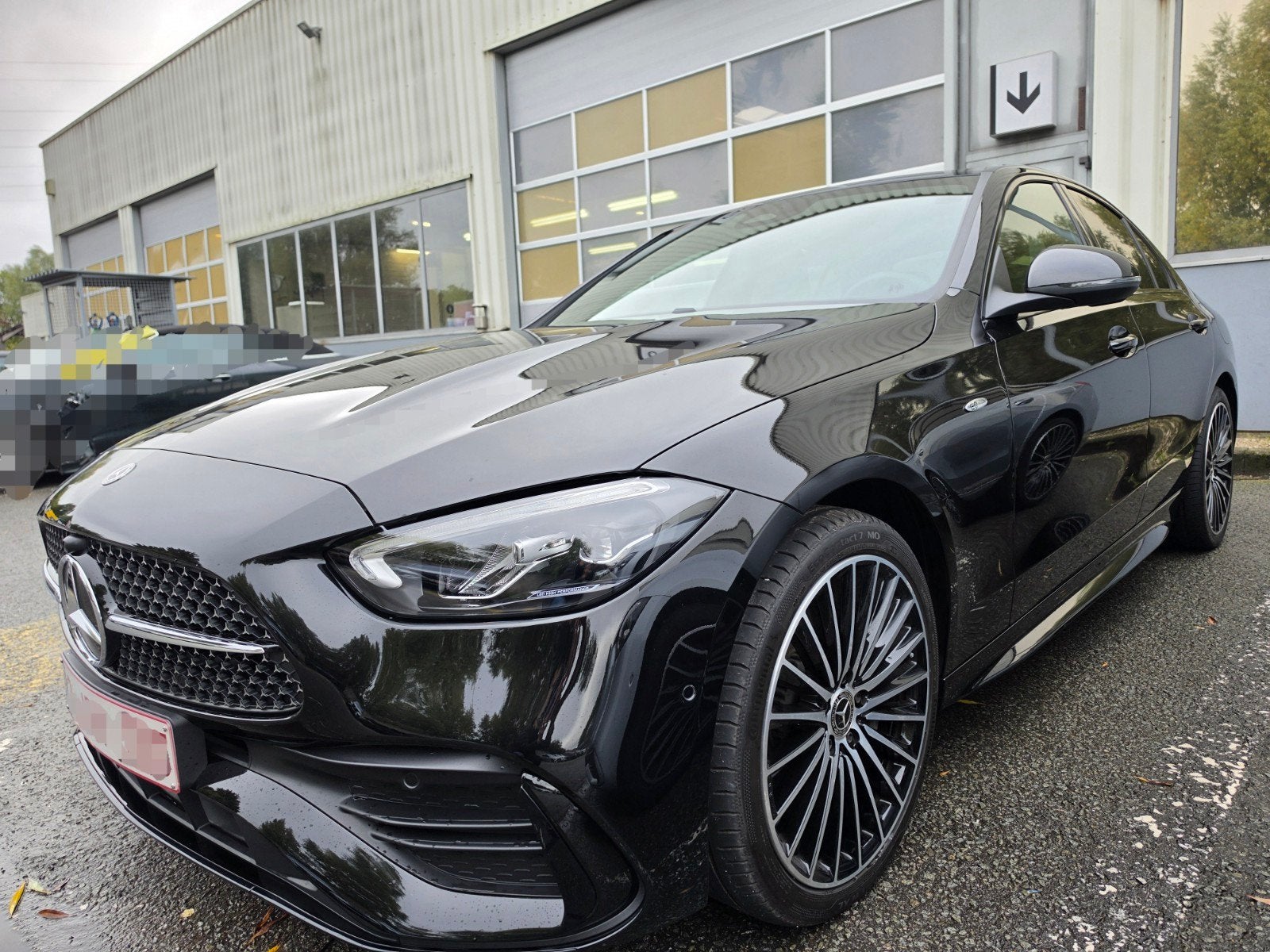 Mercedes C300DE AMG 06/2026 - 9800km (zoals nieuw), Cuir, Achat, Entretenue par le concessionnaire, Particulier