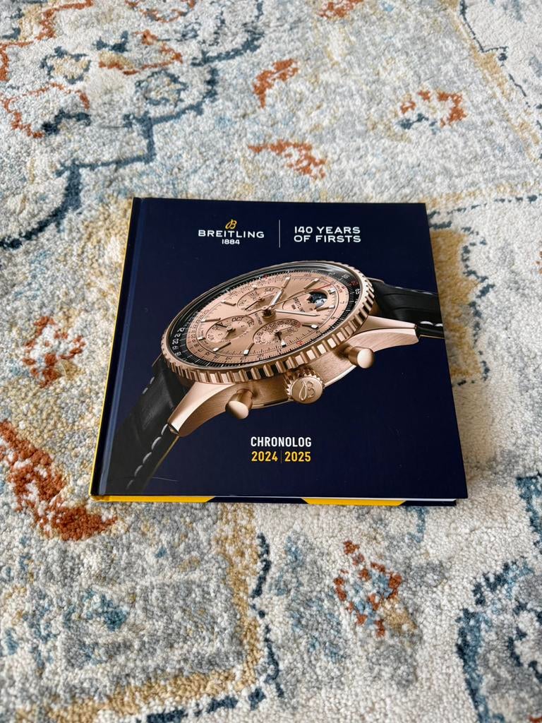 Breitling catalogus 2024/2025 Spaans, Handtassen en Accessoires, Horloges | Heren, Ophalen of Verzenden, Zo goed als nieuw, Breitling