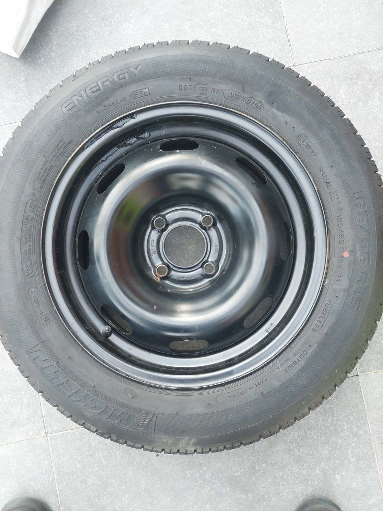Reserve wiel 15" zwart 4x108 ET23 Peugeot / Citroën, Ophalen, 15 inch, Banden en Velgen, Nieuw