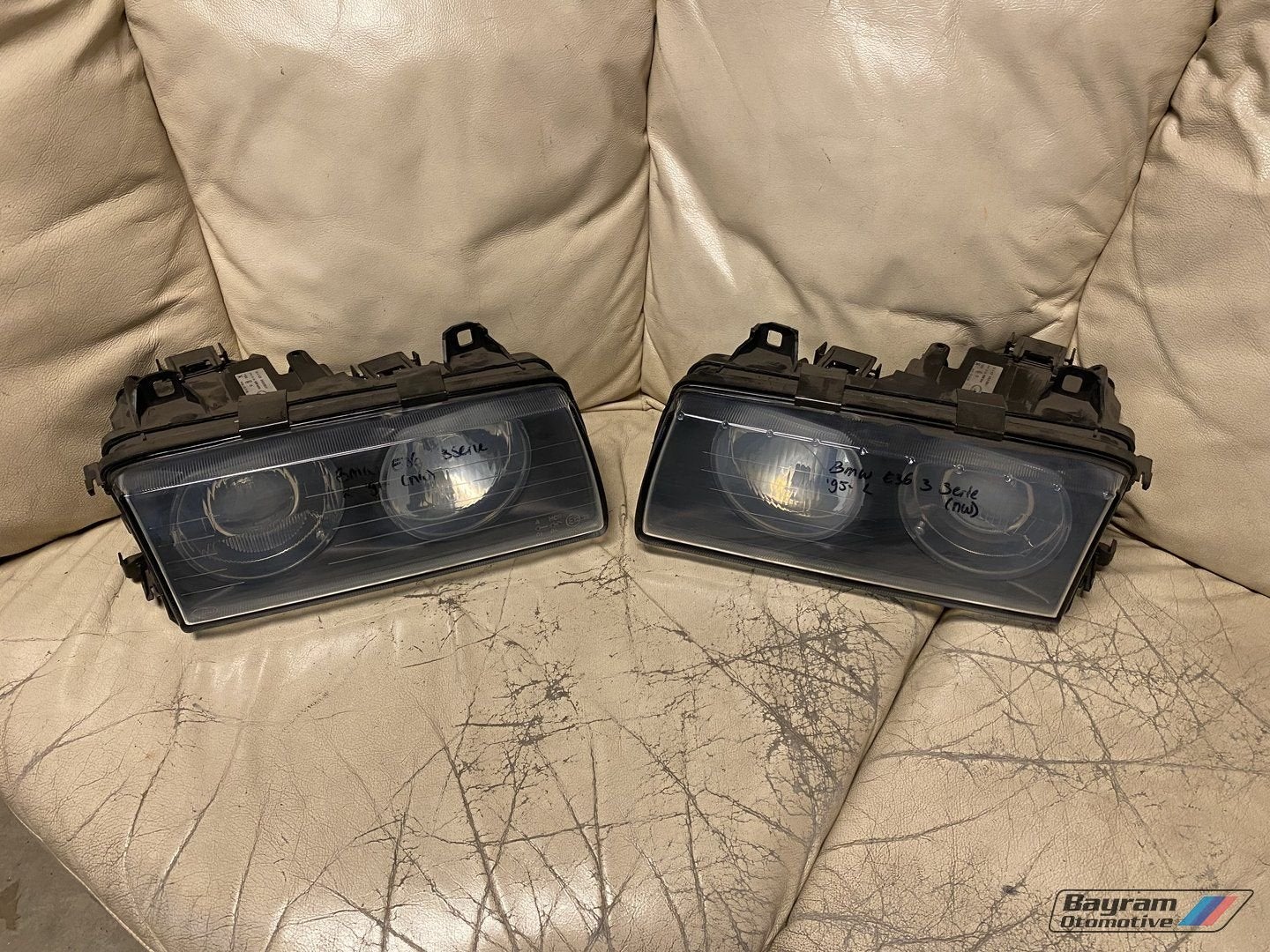 Bmw E36 koplamp nos Zkw links rechts 3-serie coupe sedan cab, -, Utilisé, -, Enlèvement ou Envoi