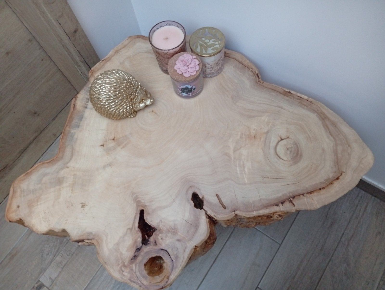 table base/ table d'appoint Tronc d'arbre, Enlèvement ou Envoi, Neuf