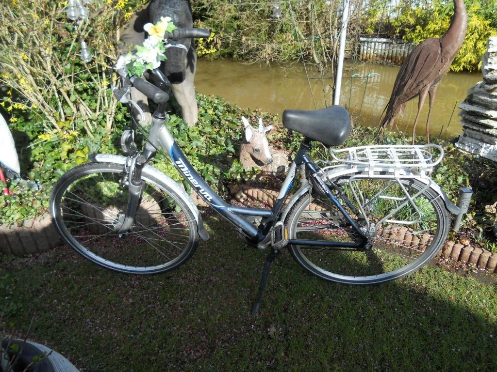 damesfiets minerva 28 inch, Fietsen en Brommers, Ophalen, Gebruikt, Overige merken, Versnellingen