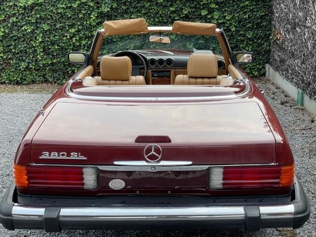 Mercedes 380 SL R107 Roadster Orient red 1983, foto 10