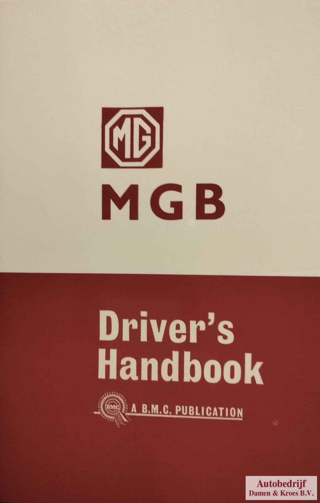 Handboek MGB 63-65 AKD3900C (Engelstalig), Auto diversen, Handleidingen en Instructieboekjes, Ophalen of Verzenden
