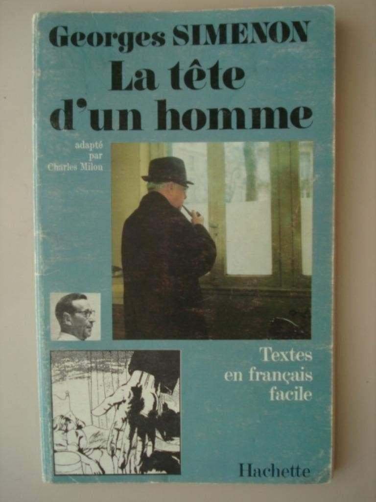 12. Georges Simenon La tête d'un homme Hachette français fac, Livres, Langue | Français, Fiction, Utilisé, Georges Simenon, Envoi