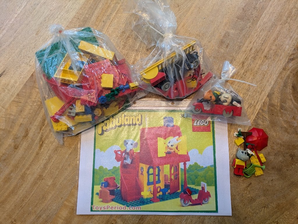 Lego Fabuland: 4 sets, Kinderen en Baby's, Inclusief minifiguren, Gebruikt, Overige thema's, Lego