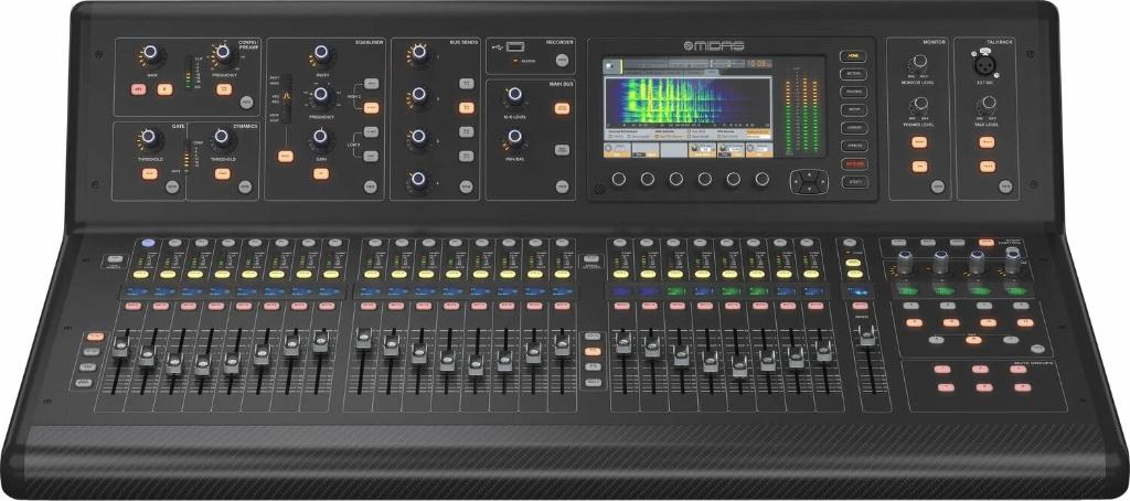 MIDAS M32LIVE DIGITALE WORKSURFACE /THON FLIGHTCASE, Ophalen, Zo goed als nieuw, 20 kanalen of meer, Microfooningang