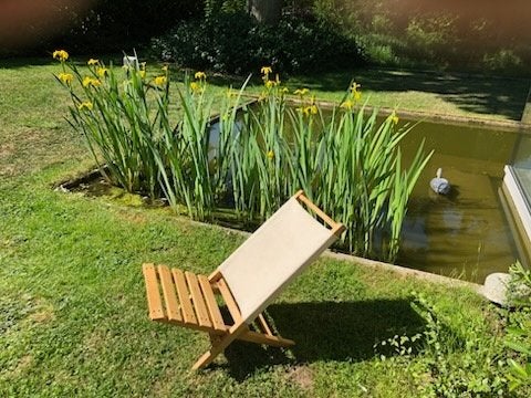 Tuinstoel - Strandstoel, Tuin en Terras, Ophalen, Zo goed als nieuw