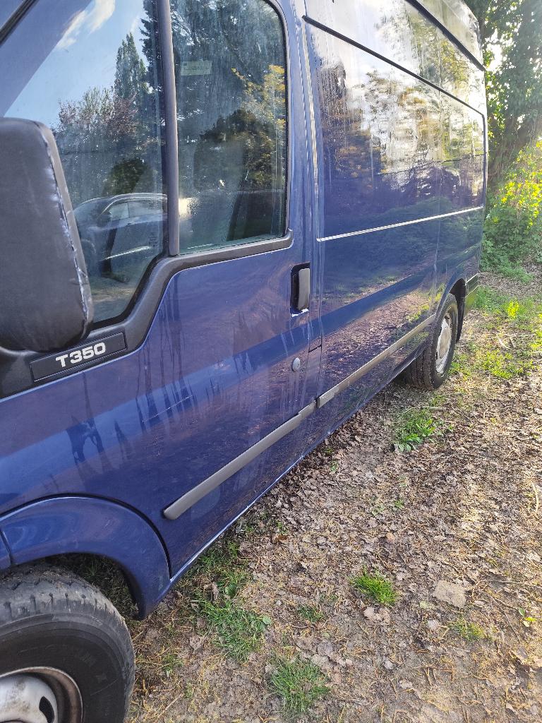 Ford Transit elektrische laadklep, Auto's, Bestelwagens en Lichte vracht, Blauw, Handgeschakeld, Particulier, Ford