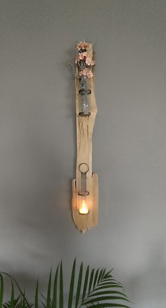 Wanddecoratie, Huis en Inrichting, 18 cm, Hout, Decoratieobject, 100 cm