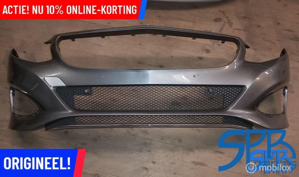 Voorbumper MERCEDES B-KLASSE W246 MOPF FACELIFT GRILL CHROOM, Gebruikt, Voor, Mercedes-Benz, Ophalen of Verzenden