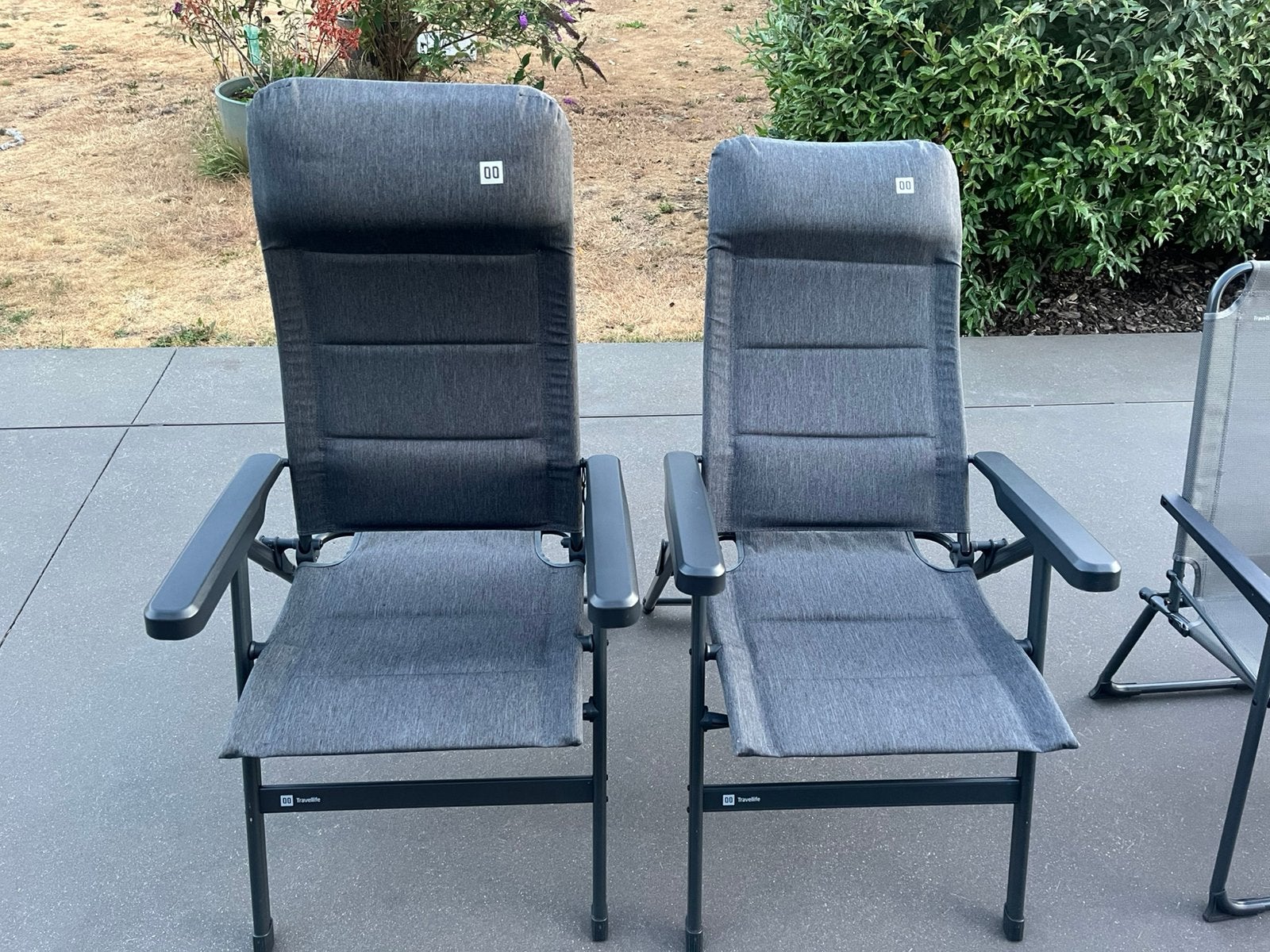 Travellife campeerstoelen, Caravanes & Camping, Meubles de camping, Enlèvement, Comme neuf, Chaise de camping