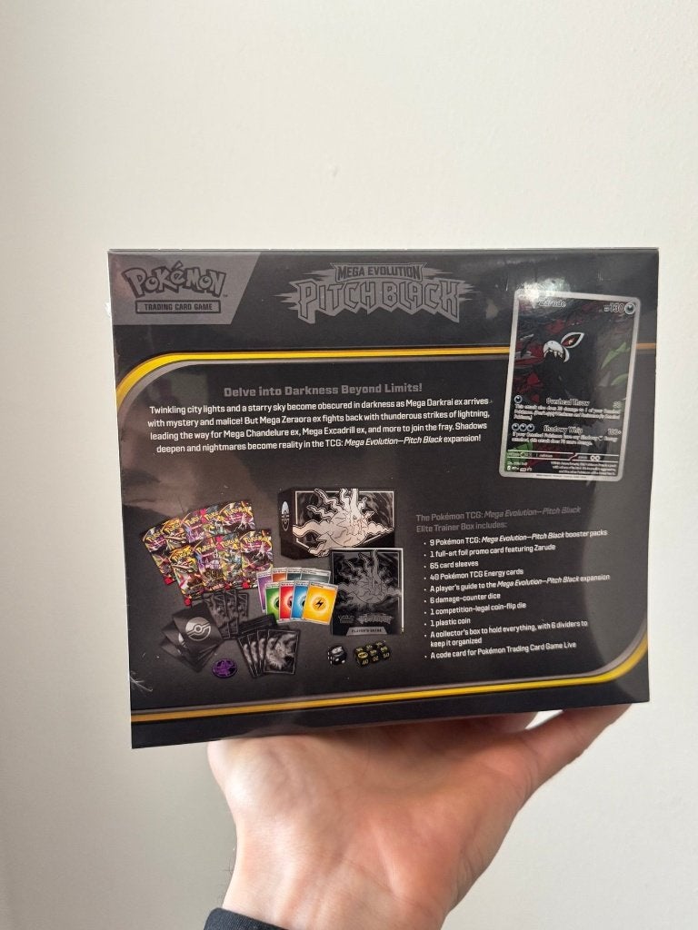 Boîte d'entraînement Pokémon Elite noire, Enlèvement, Neuf, Booster
