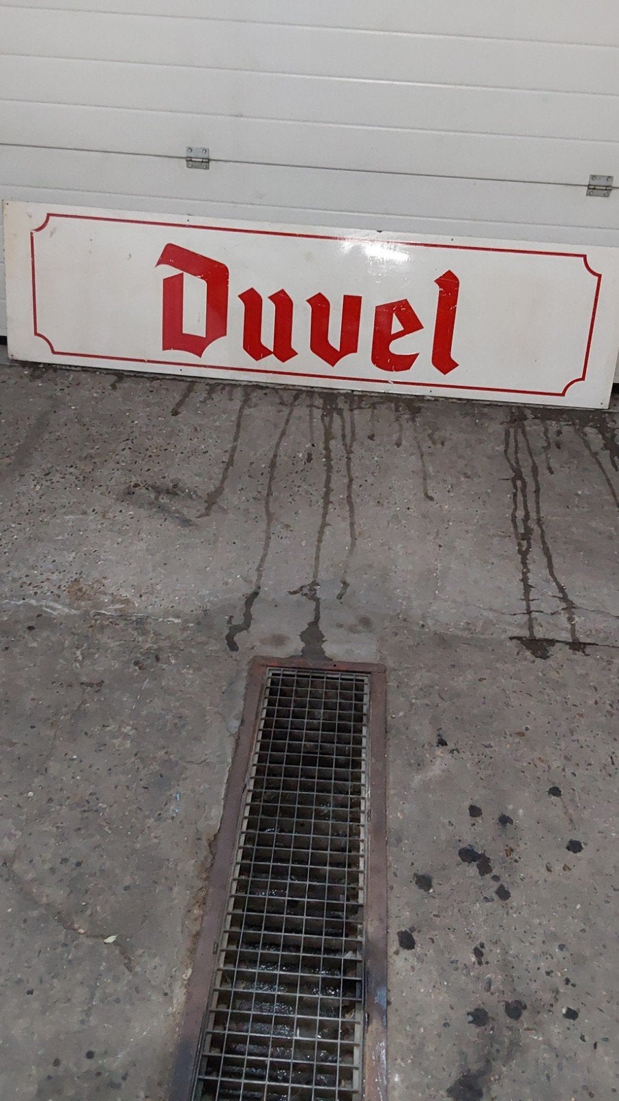Duvel reclame bord, Verzamelen, Ophalen
