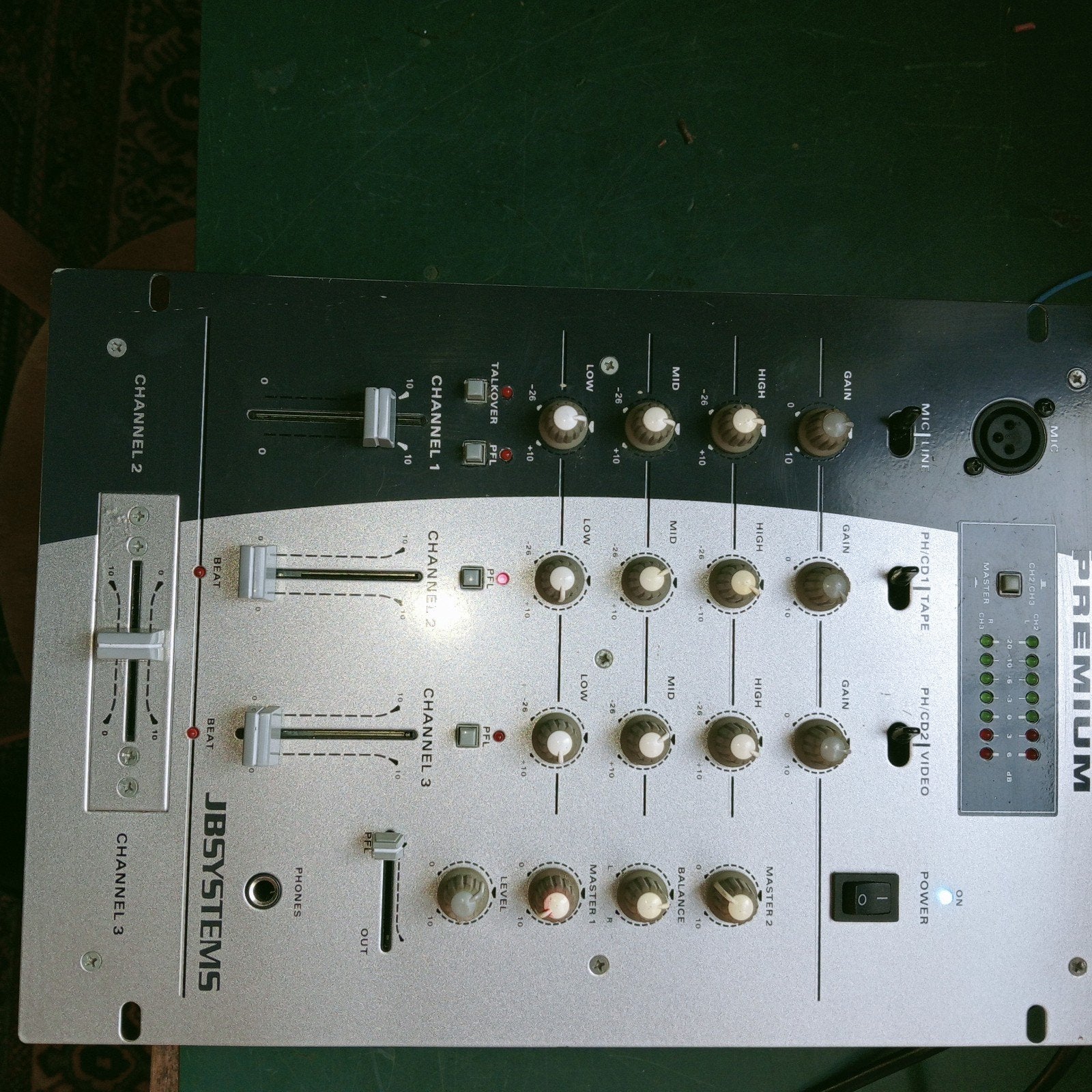 Mengpaneel JB system premium, Muziek en Instrumenten, Mengpanelen, Ophalen, Gebruikt, Minder dan 5 kanalen, Microfooningang