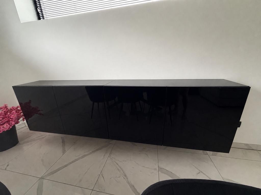 Wandkast 240cm, Ophalen, Zo goed als nieuw, Met plank(en), Minder dan 100 cm