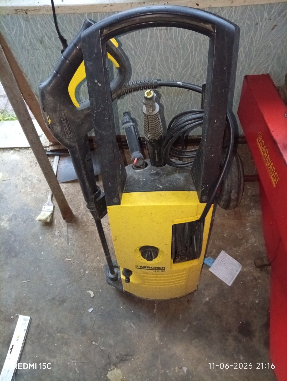 Karcher K5.85, Jardin & Terrasse, Électrique, Enlèvement ou Envoi, Avec pression d'eau réglable, Utilisé