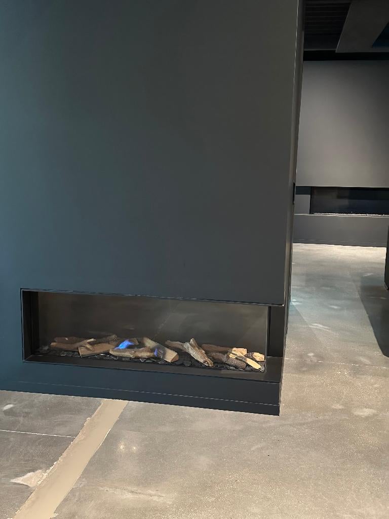 Gashaard hoekhaard Faber matrix Linear 1300 400 II, Huis en Inrichting, Kachels, Ophalen, Gebruikt, Gas, Gaskachel