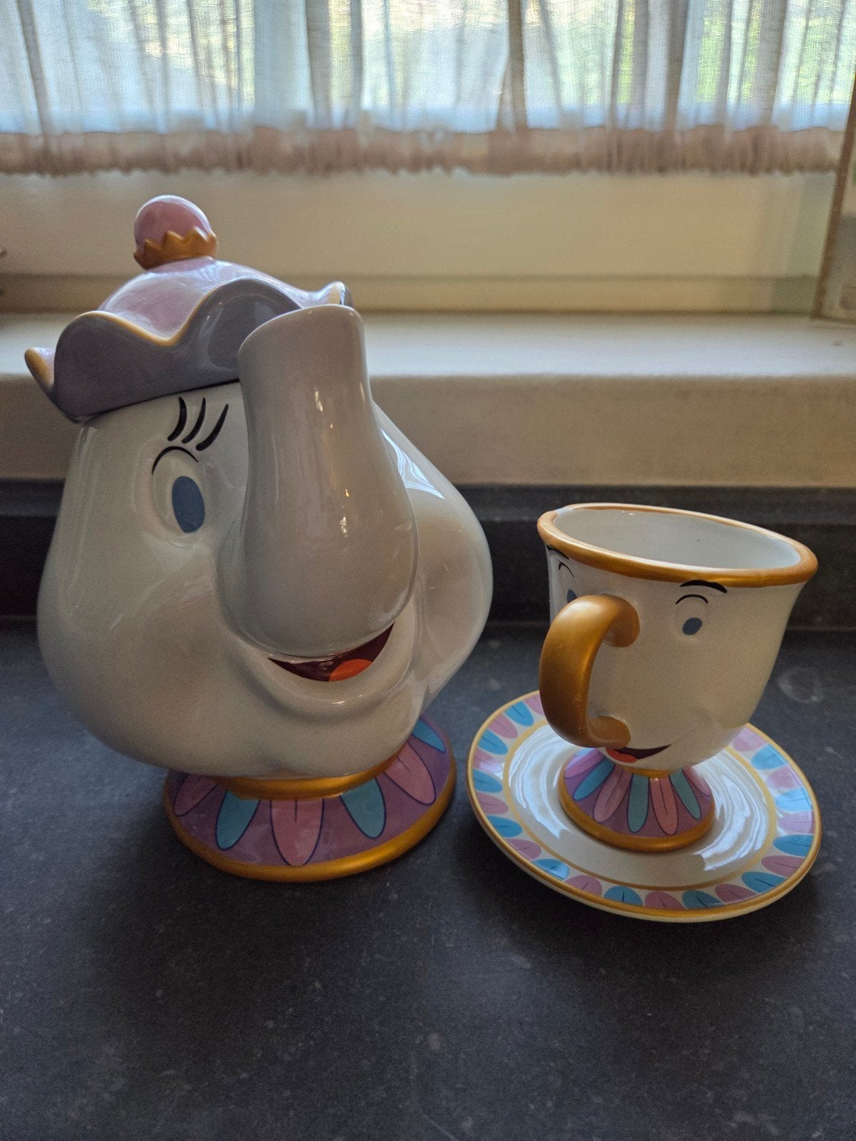 Originele Mrs. Potts & Chip theeset, Verzamelen, Ophalen