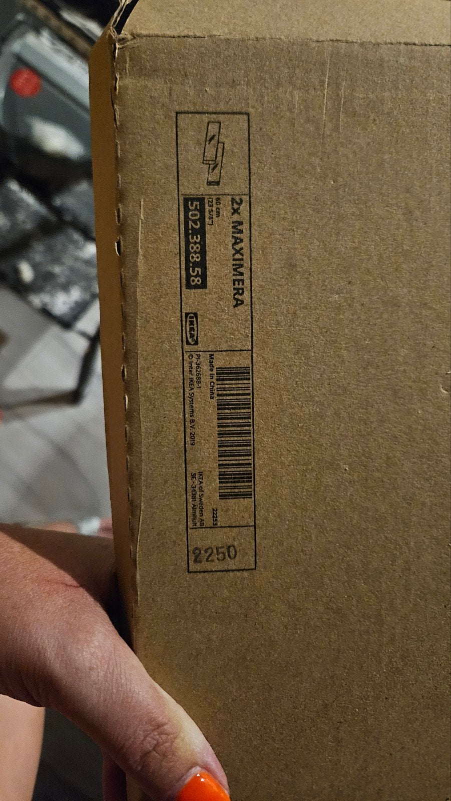 Tiroir latéral en verre IKEA MAXIMERA, Enlèvement, Neuf