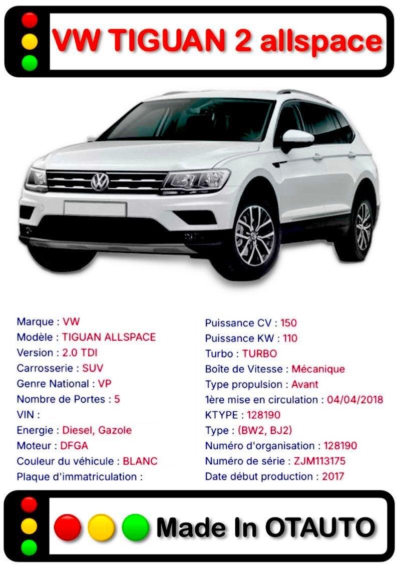 vw tiguan allspace 2.0 tdi 150, Enlèvement ou Envoi