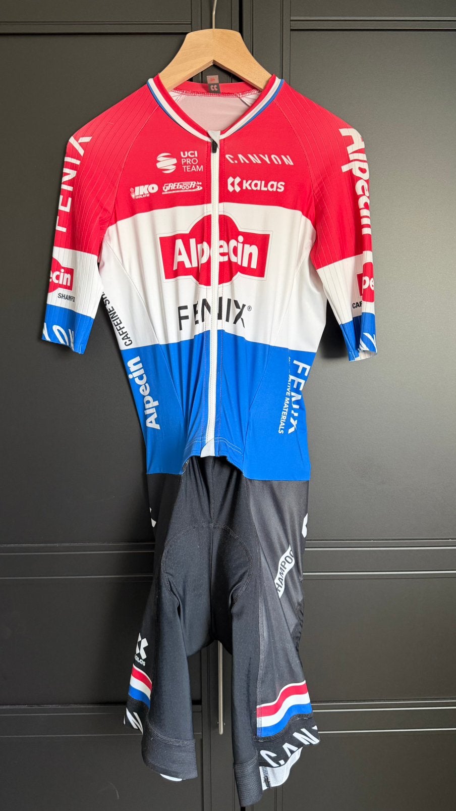Sprintpak Mathieu van der Poel 2021 Alpecin Fenix NL, Fietsen en Brommers, Heren, Zo goed als nieuw, Bovenkleding, Ophalen