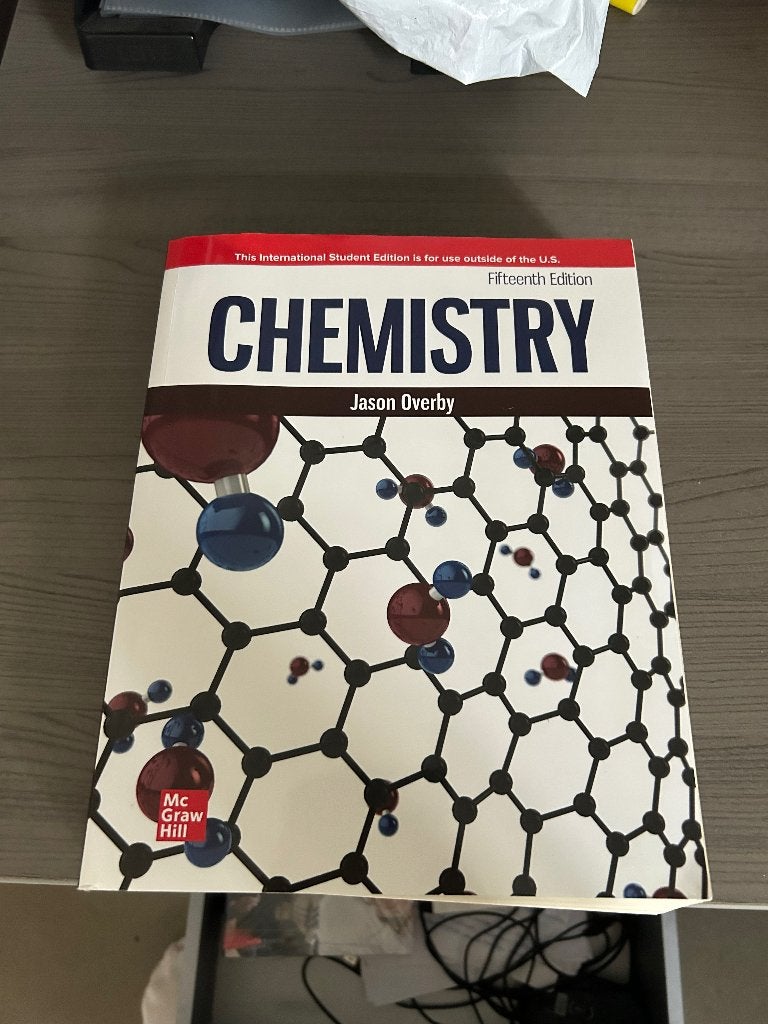 Chemistry Jason Overby, Boeken, Studieboeken en Cursussen, Ophalen, Zo goed als nieuw, Jason overby, Alpha