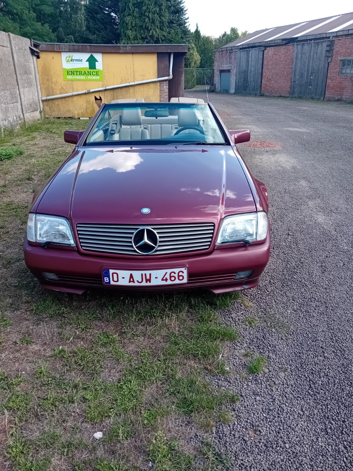 mercedes SL 300 24v, Autos, Mercedes-Benz, Achat, Beige, 2 portes, 6 cylindres