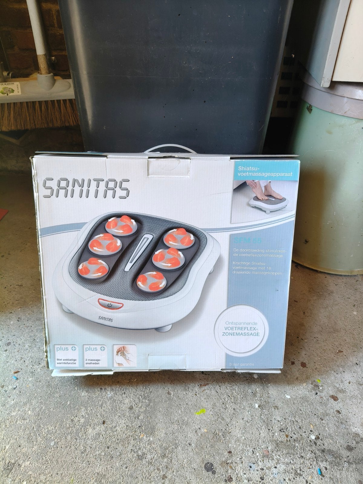 Sanitas voetmassage apparaat ( zo goed als nieuw), Sport en Fitness, Massageproducten, Ophalen, Apparaat