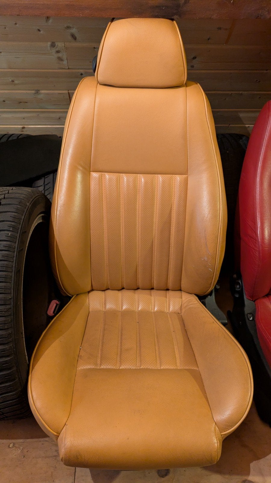 Alfa romeo 147 bestuurderstoel beige leder, Ophalen