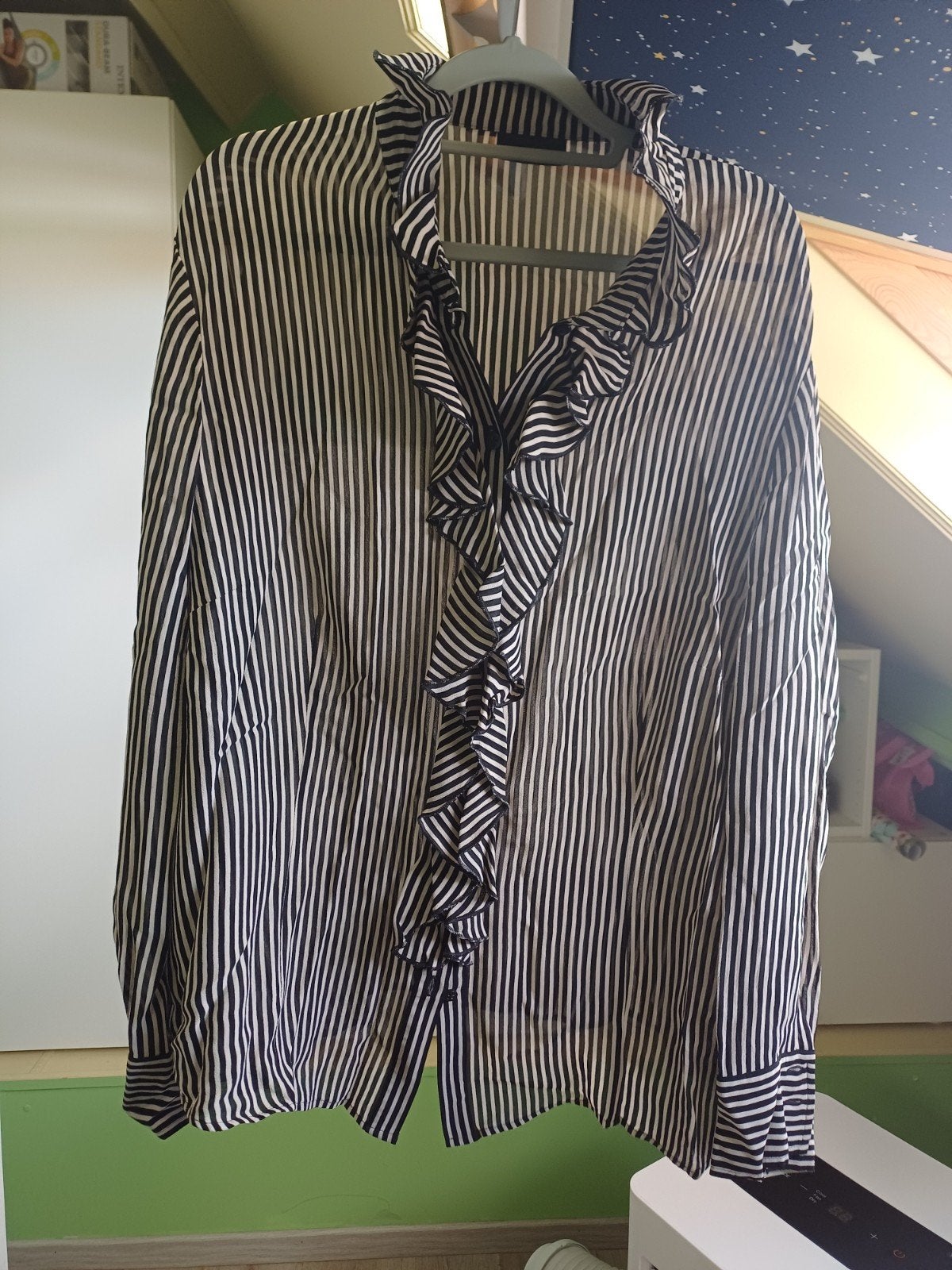 Vrouwen doorschijnend gestreept hemdje, Kleding | Dames, Meerkleurig, Maat 46/48 (XL) of groter, Ophalen of Verzenden, Zo goed als nieuw
