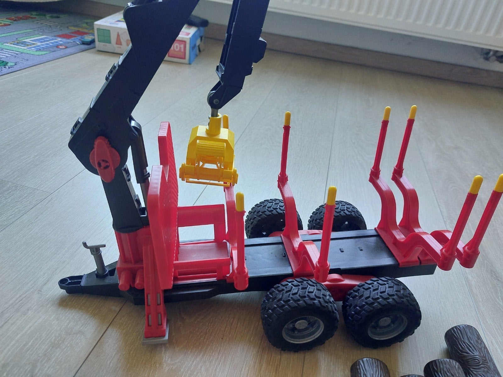 Aanhangwagen Brüder, Ophalen