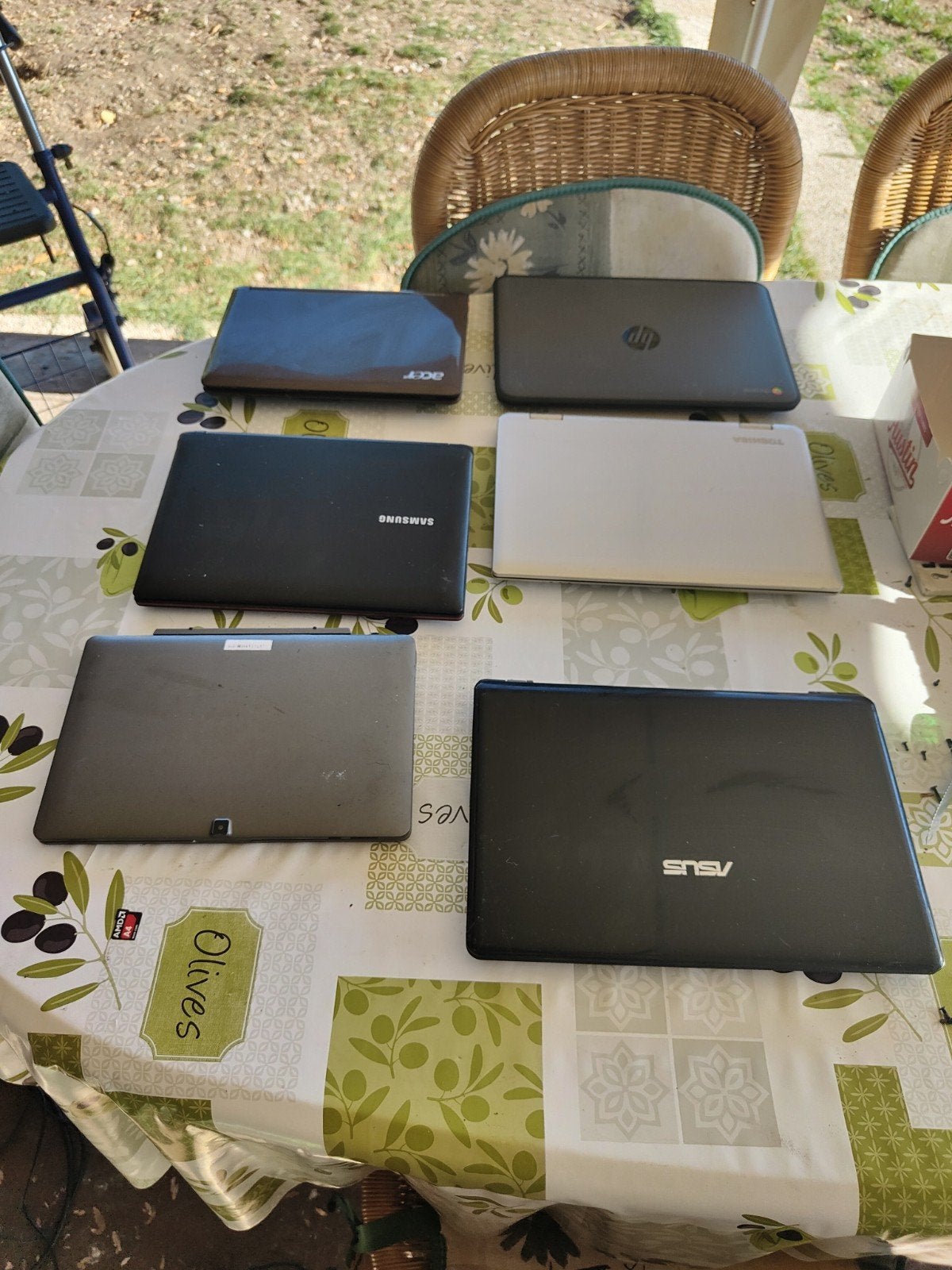 6 laptops die werken, Computers en Software, Ophalen of Verzenden