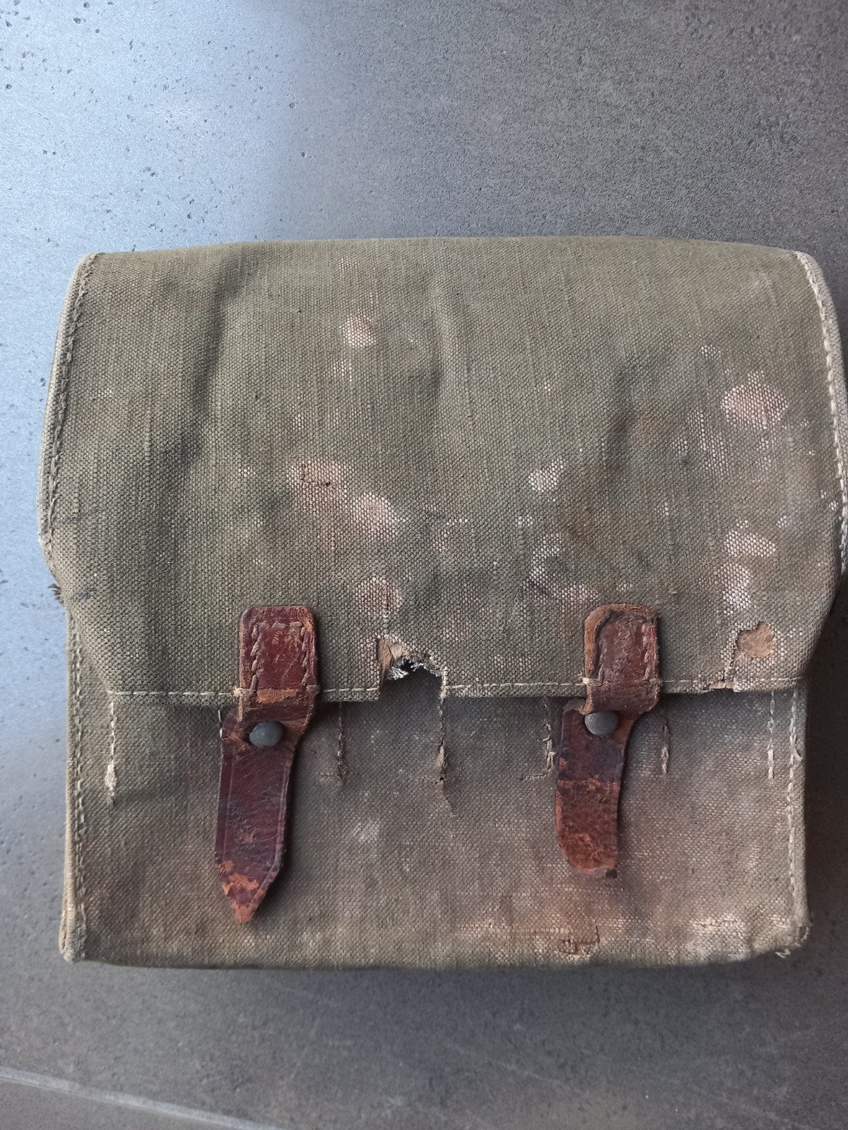 Sac à main allemand rare de la Seconde Guerre mondiale, orig, Envoi