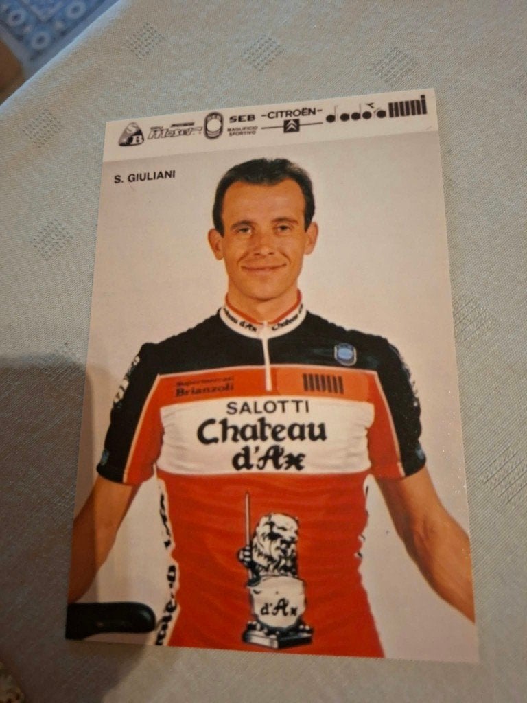 Repro : Stefano Giuliani / Château d'Ax 1988, Ophalen of Verzenden, Zo goed als nieuw, Poster, Plaatje of Sticker